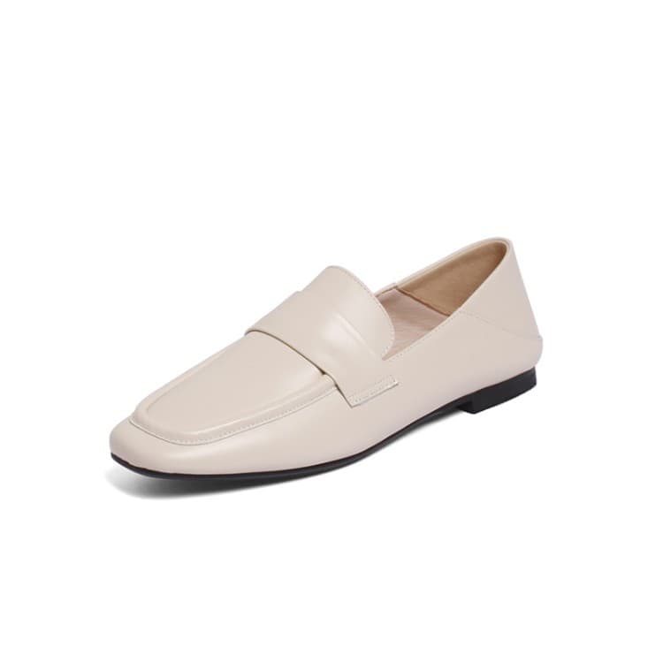 モカシン ローファー 上質レザーモカシン