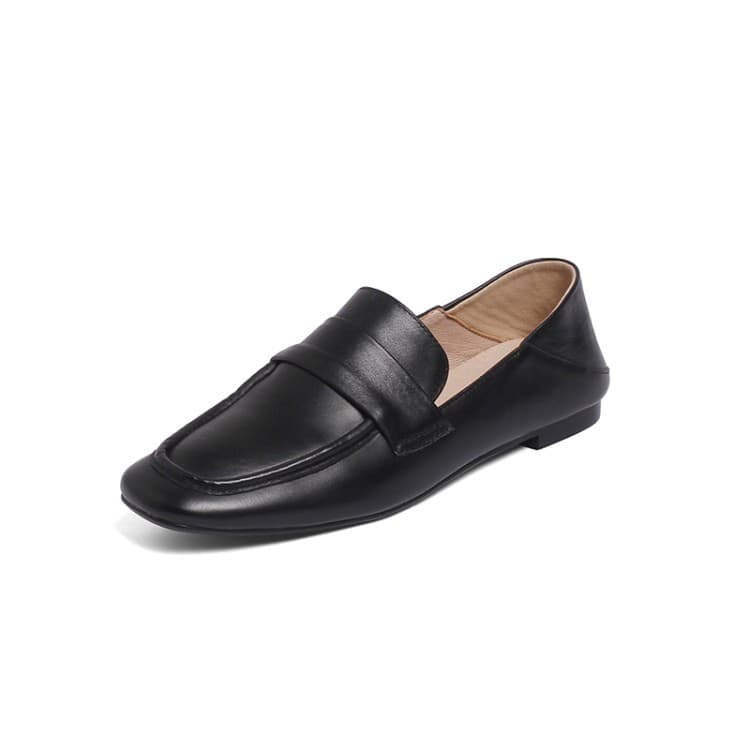 モカシン ローファー 上質レザーモカシン